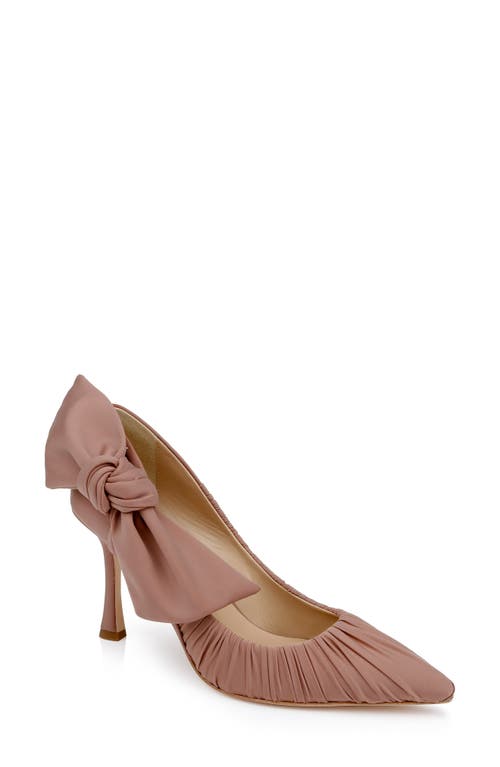 Badgley Mischka Collection Vanesa Pointed Toe Pump In Nude