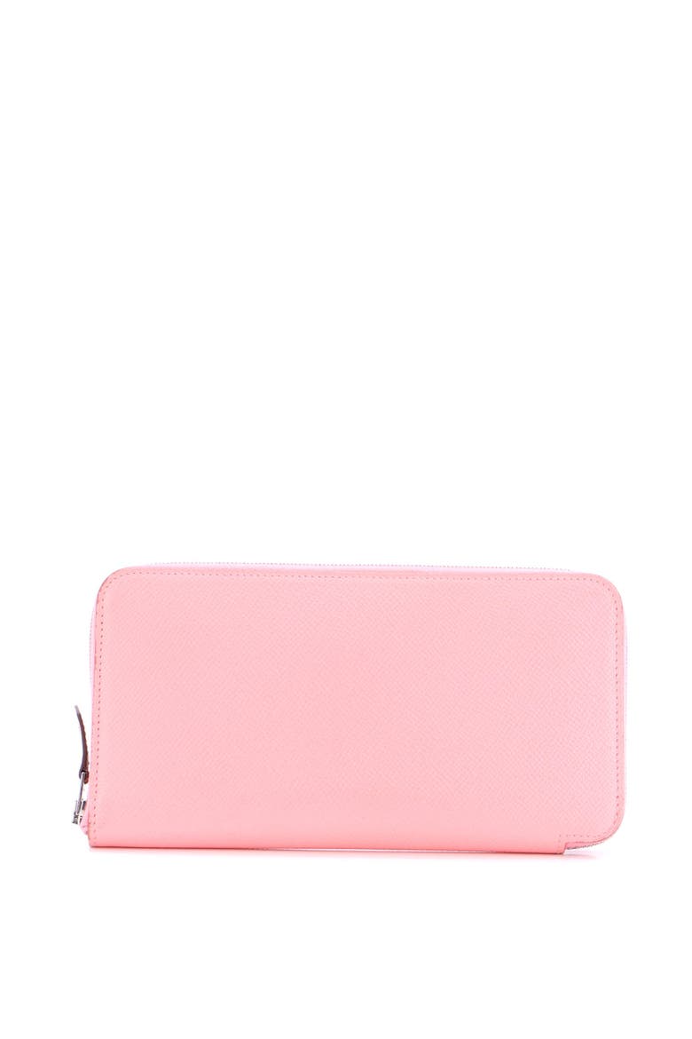 Azap Zip Around Wallet Silk'in Epsom Long, Main, color, Rose Confetti