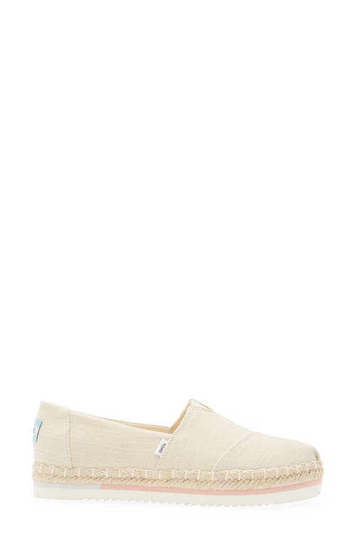 TOMS TOMS ALPARGATA PLATFORM ESPADRILLE
