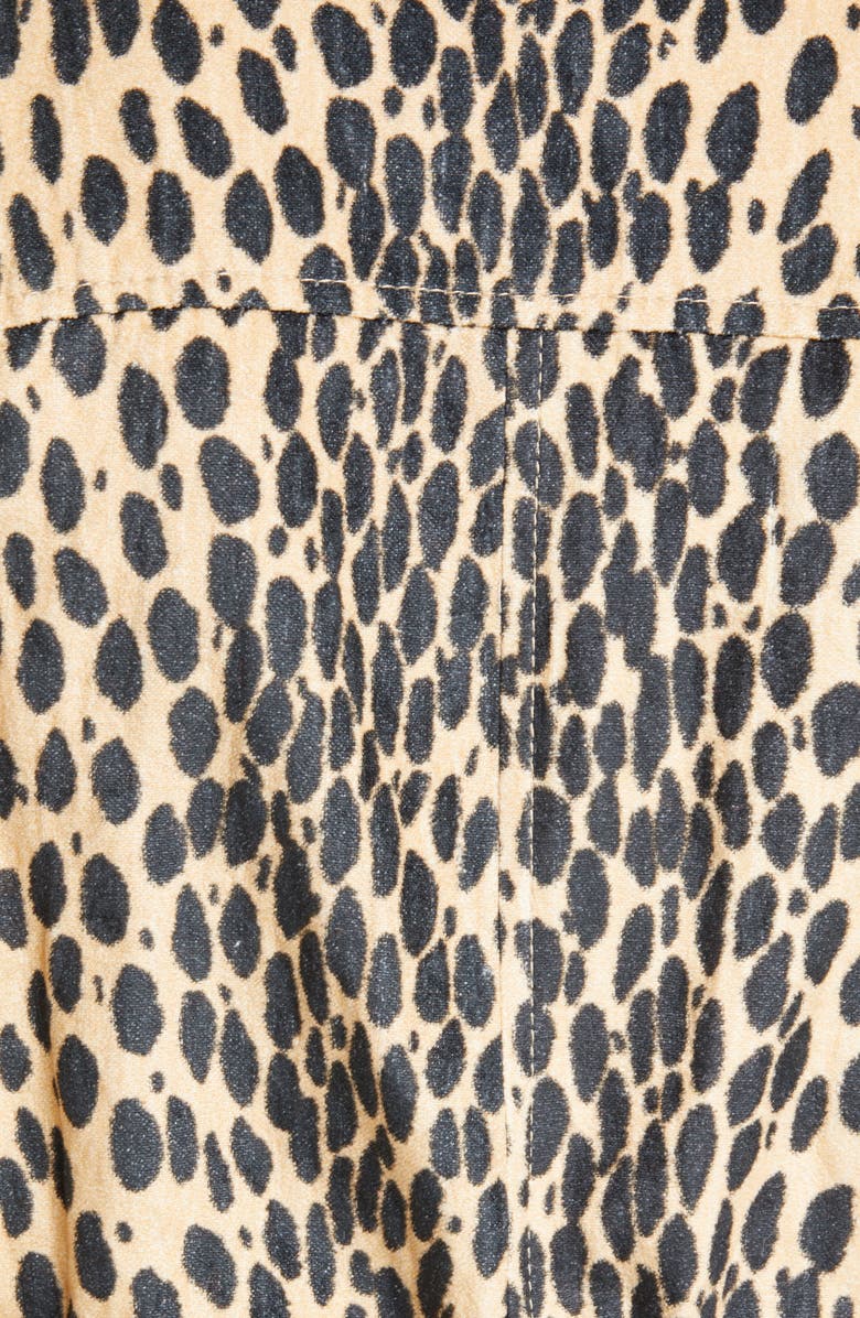 Jacquemus Le Manteau Thika Leopard Print Trench Coat, Alternate, color,