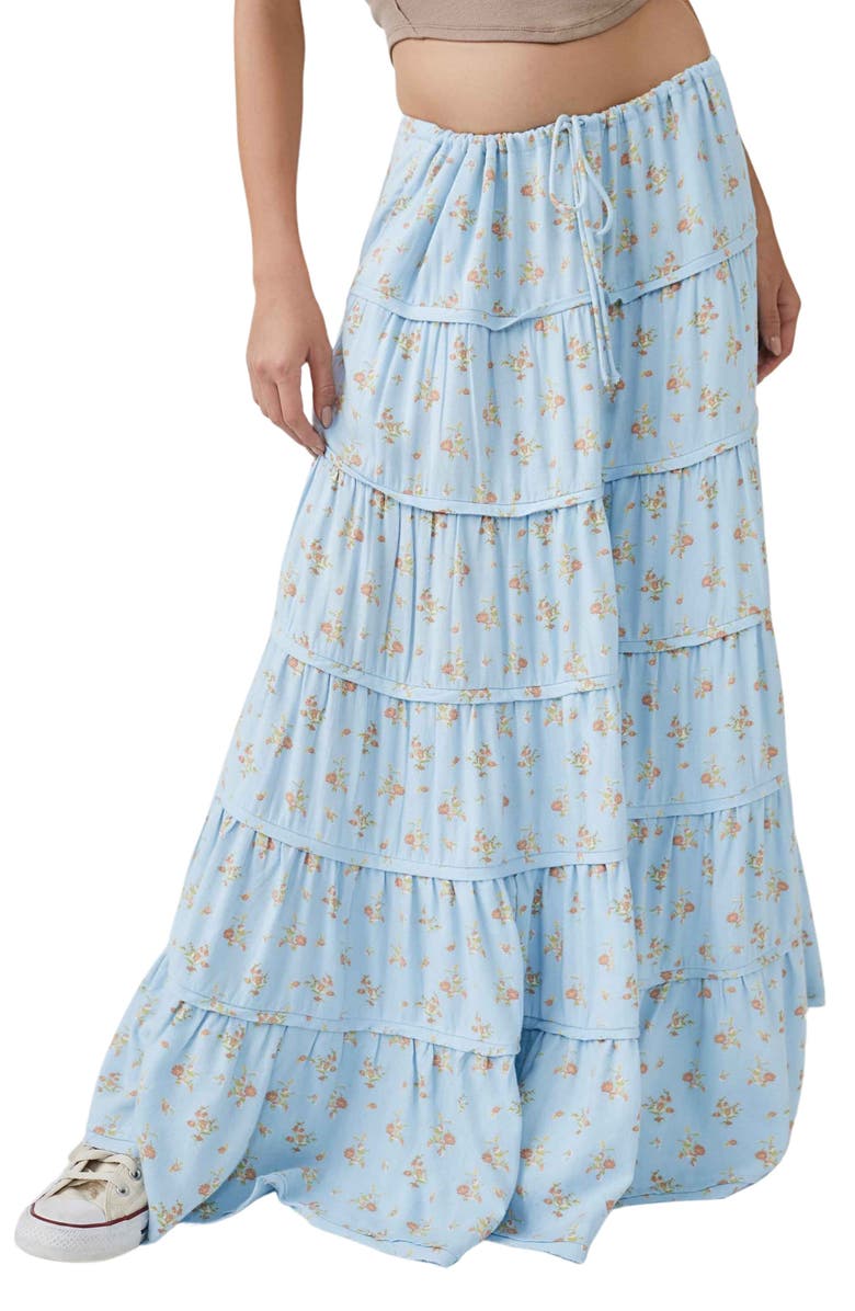 Free People Nova Tiered Maxi Skirt, Main, color, 