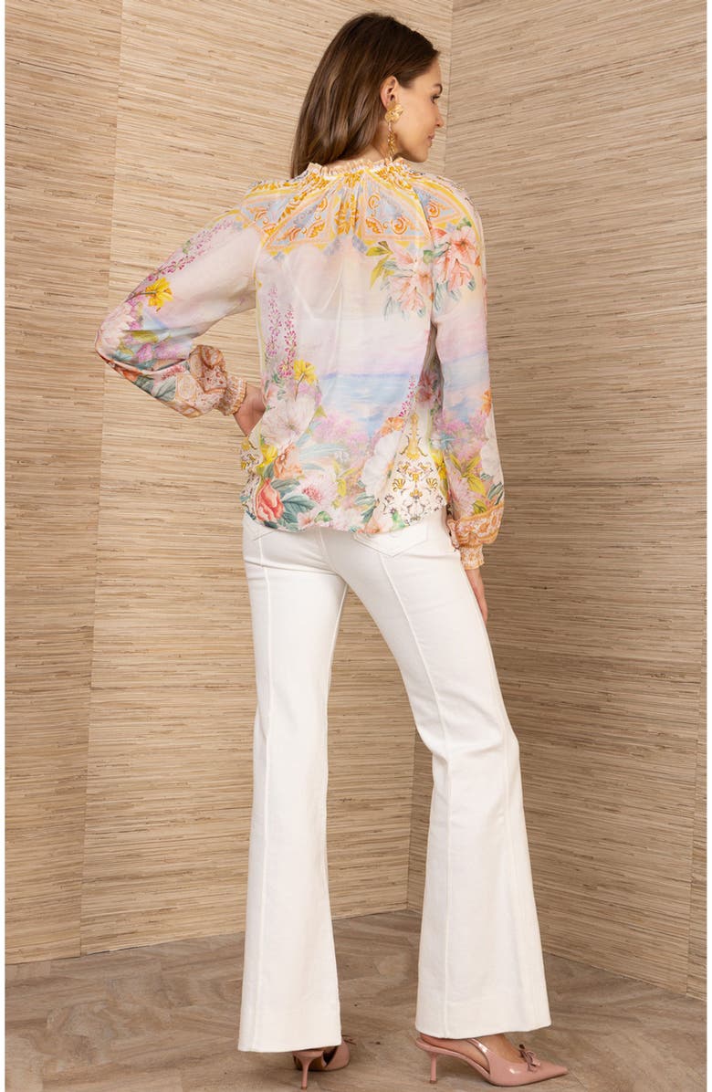 Hale Bob Jill Voile Top, Alternate, color, Gold