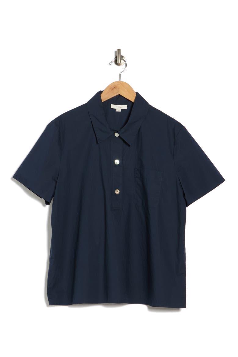 Cotton Polo, Alternate, color, COASTAL