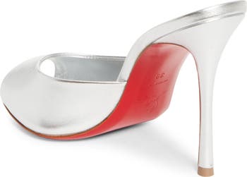 【関税送料込】ルブタン Me Dolly Peep Toe Slide Sandal Christian Louboutin Me Dolly Peep Toe Slide Sandal (Women