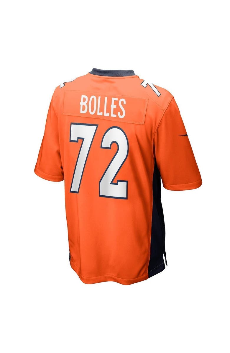 Nike Men's Nike Garett Bolles Orange Denver Broncos Game Jersey, Alternate, color, 