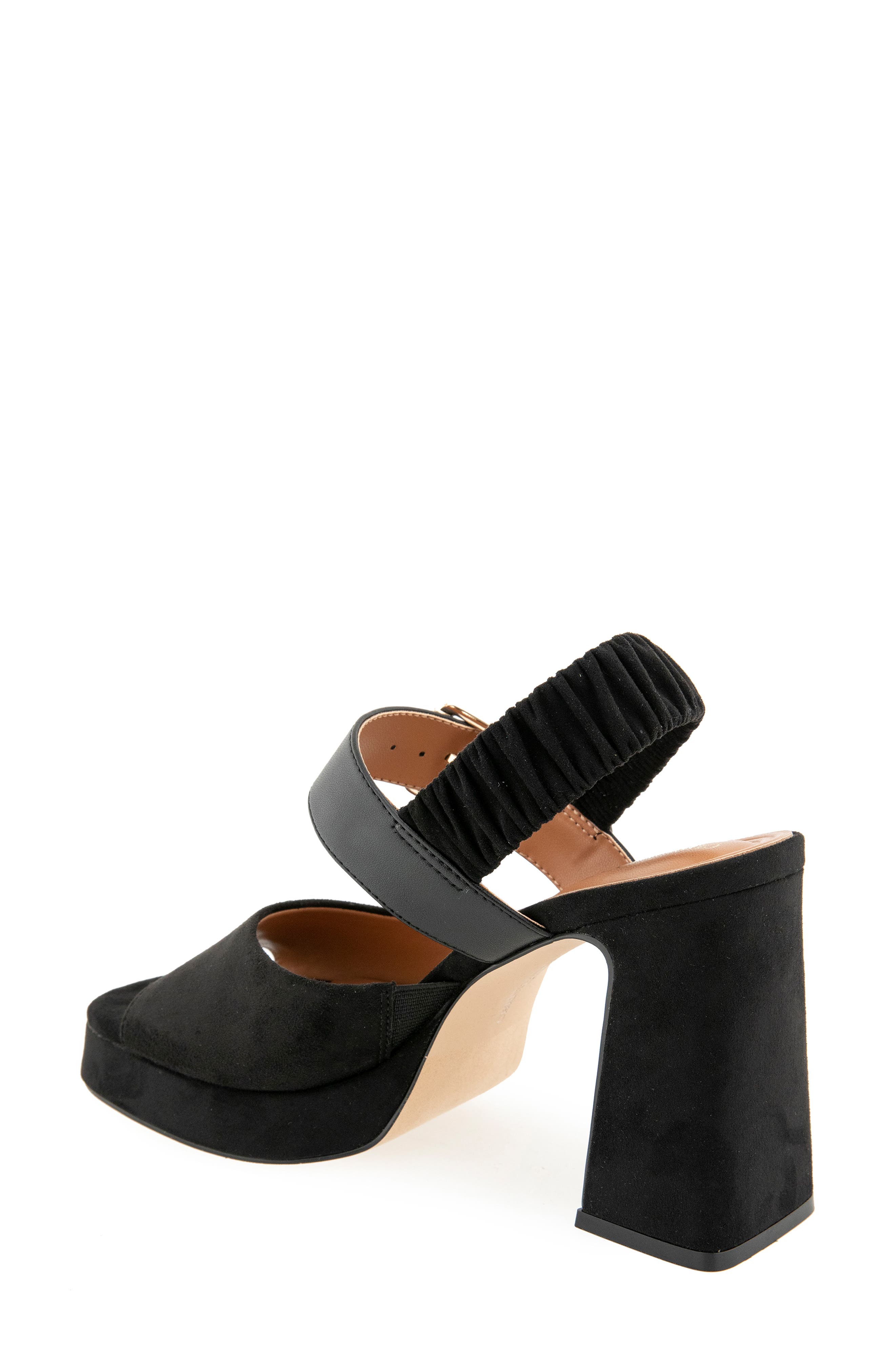Finzee Block Heel Platform Sandal, Alternate, color, BLACK