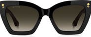 Etro 55mm Gradient Cat Eye Sunglasses