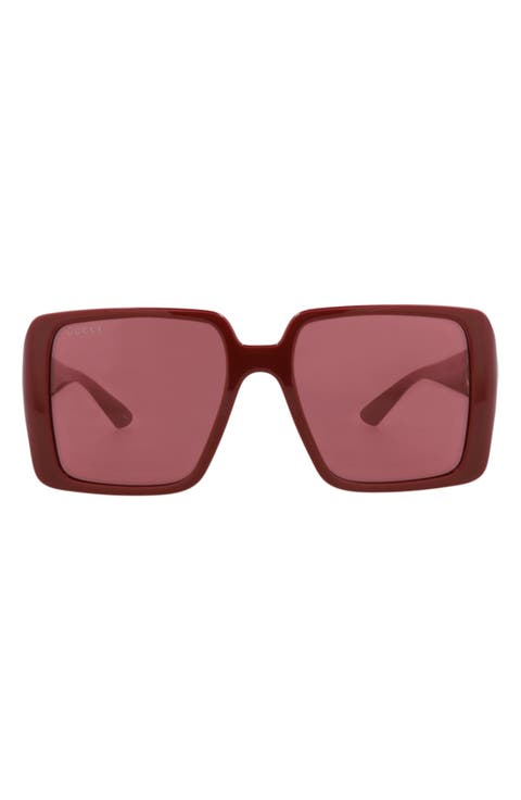 54mm Square Sunglasses