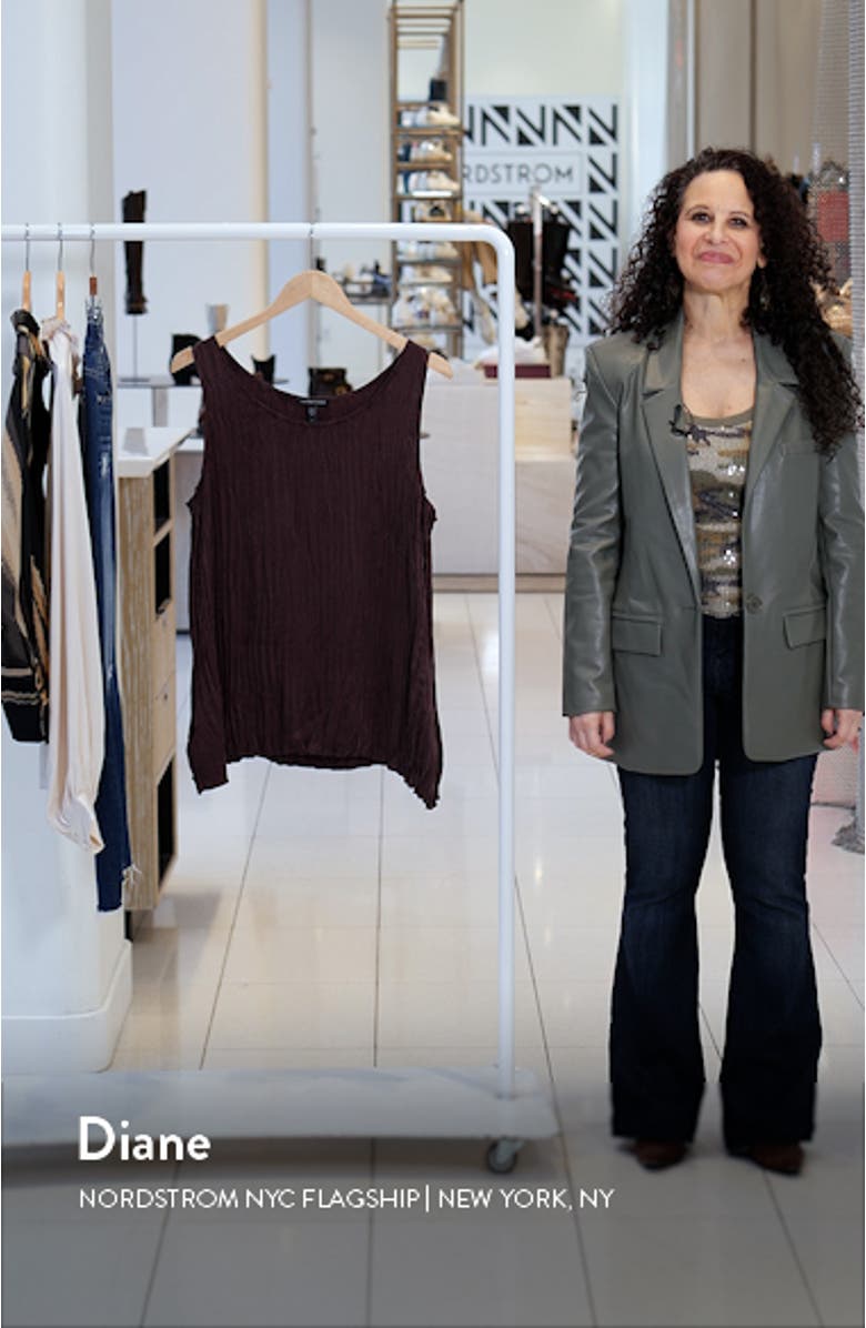 Scoop Neck Crinkle Tank, sales video thumbnail
