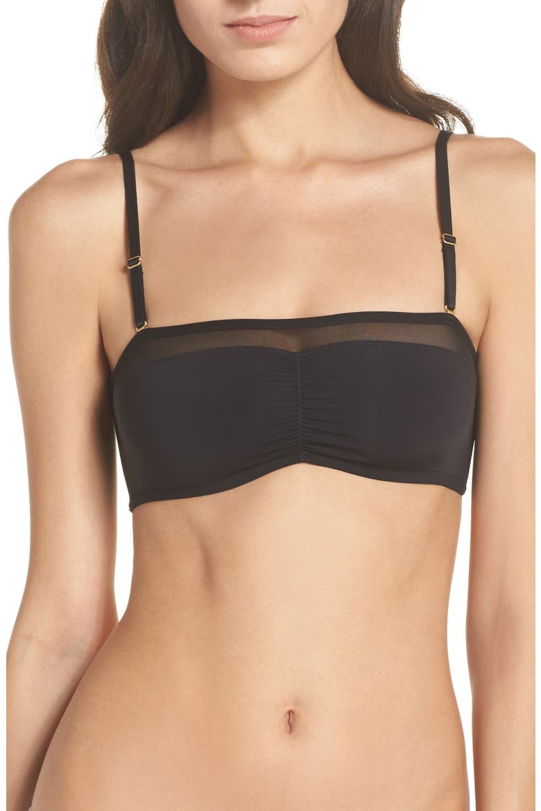Edie Bandeau Bralette, Alternate, color, TRUE BLACK