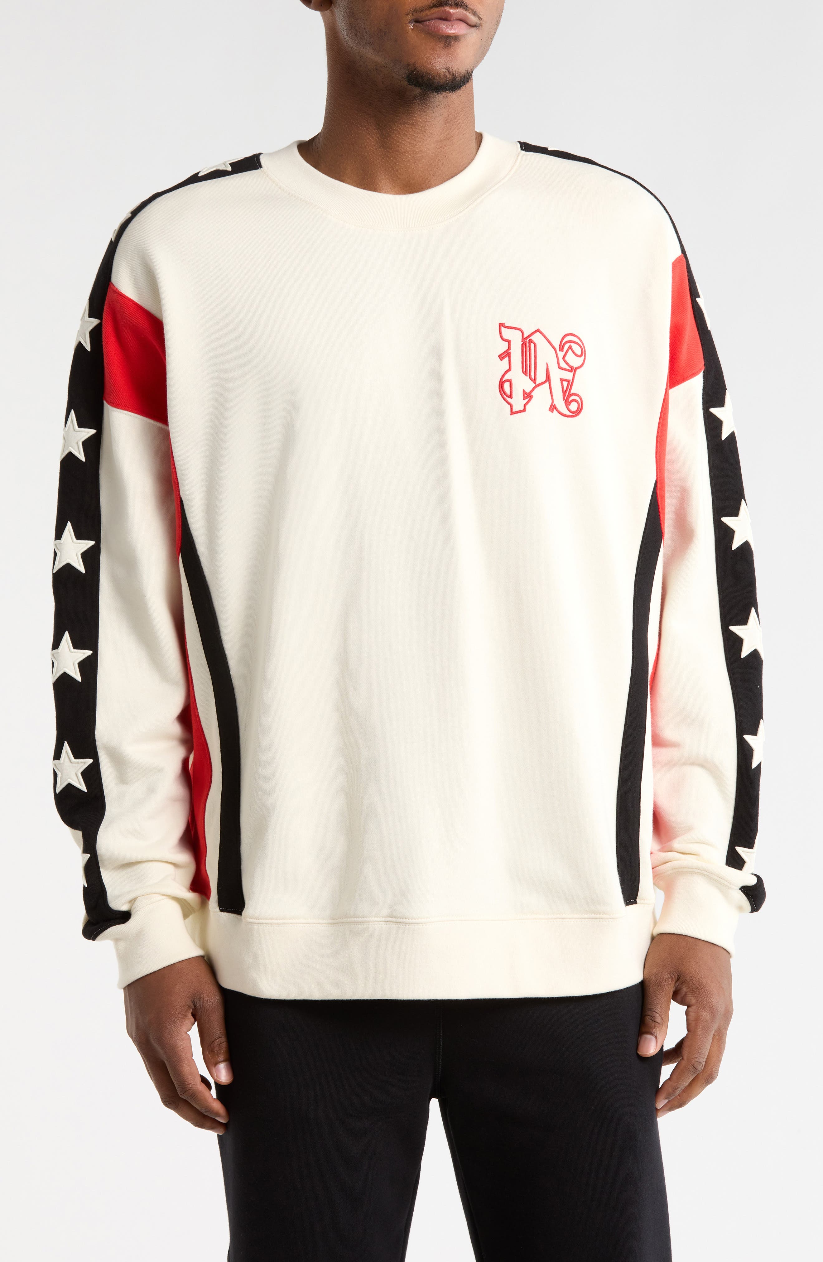 Palm Angels Embroidered Logo Sweatshirt