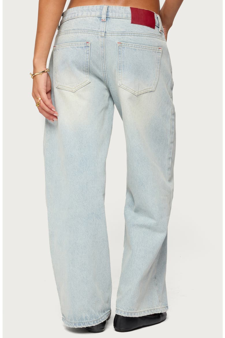 Ace Relaxed Low Rise Straight Leg Jeans, Alternate, color, BLUE