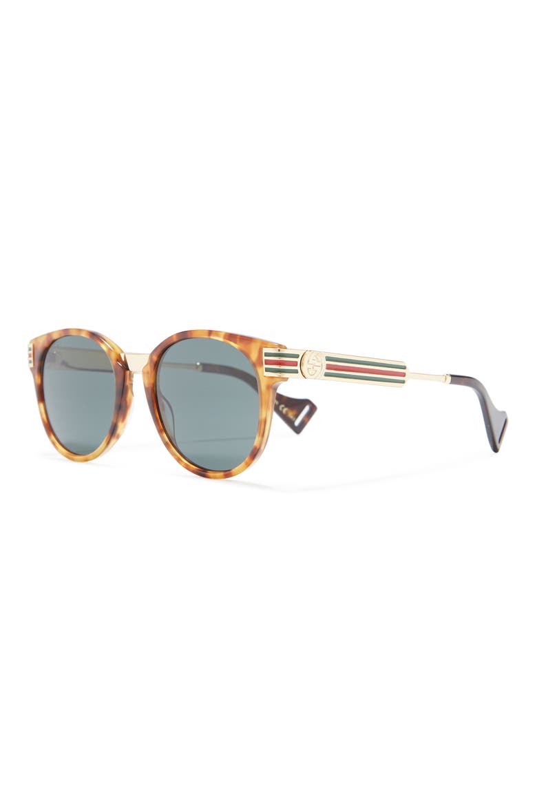 59mm Round Sunglasses, Alternate, color, LIGHT BROWN
