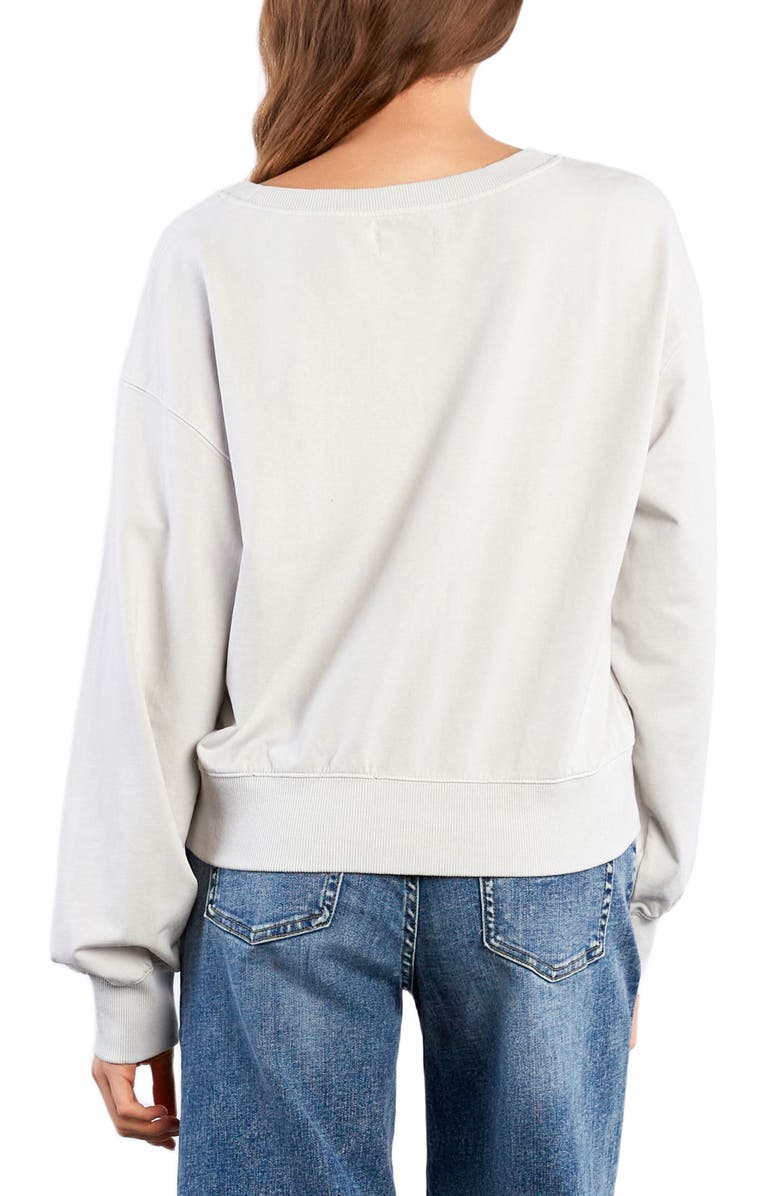 HINT OF BLU Luv This Sweatshirt, Alternate, color, Glacier Grey