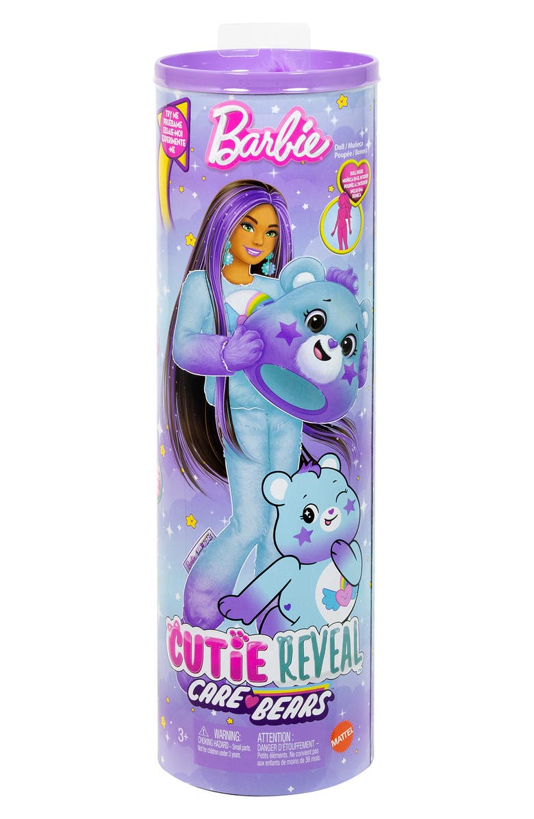 Barbie Care Bears Cutie Reveal<sup>™</sup> Dream Bright Bear Doll with 10 Surprises, Alternate, color,