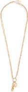 Chloé Tulip Imitation Pearl Pendant Necklace