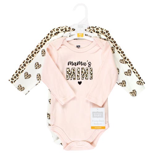 Hudson Baby Little Soft Cotton Long-sleeve One-piece 3pk