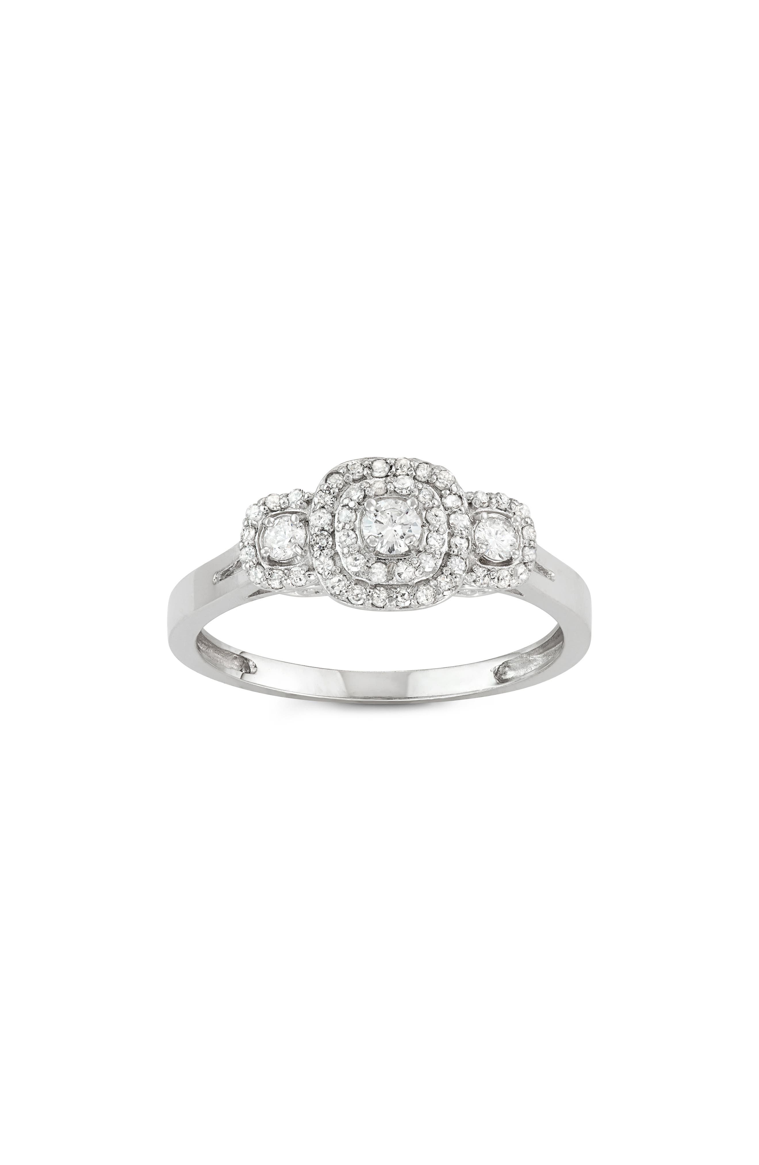 FZN 10K Gold Diamond Ring - 0.46ct.