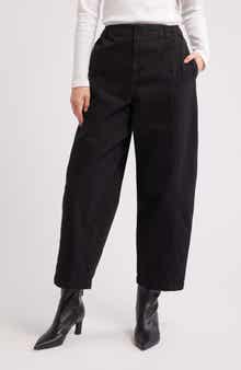 Topshop Balloon Cotton Twill Pants