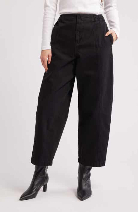 Topshop Balloon Cotton Twill Pants