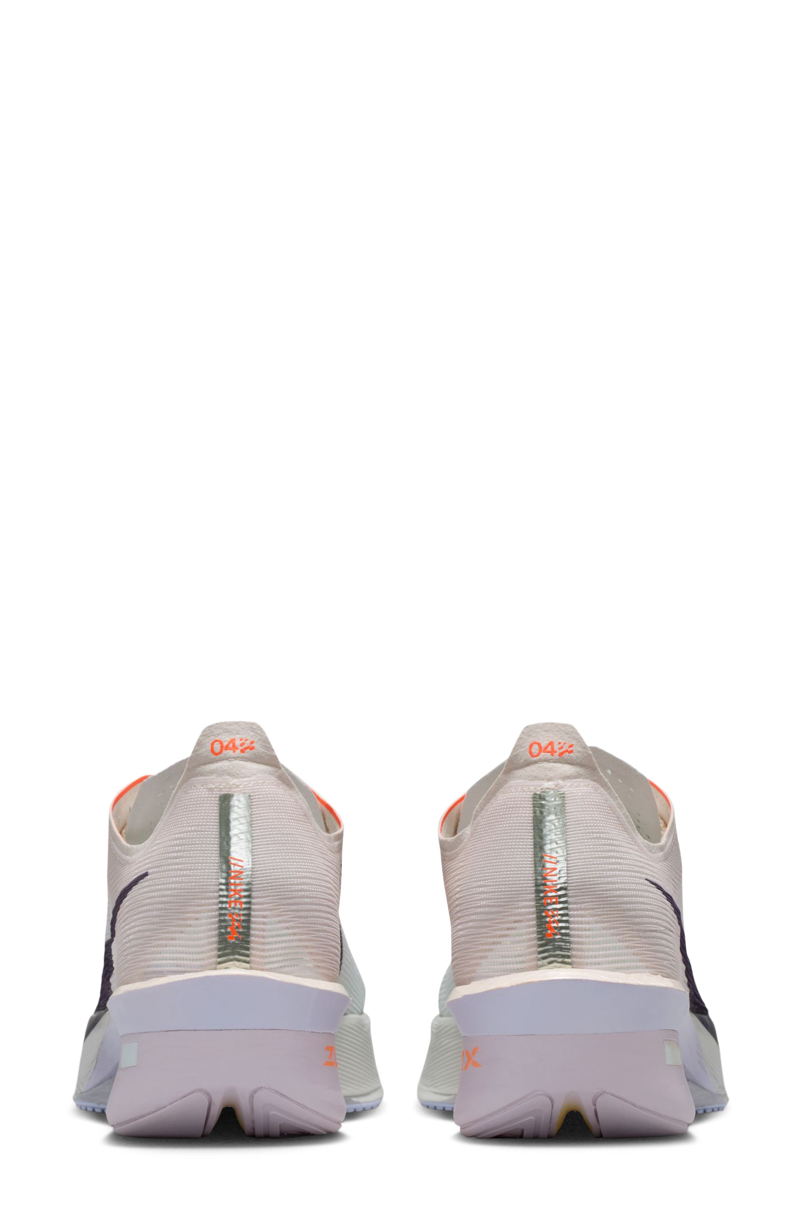 Vaporfly 4 Racing Shoe, Alternate, color, GREEN/ PURPLE/ CHALK/ CRIMSON