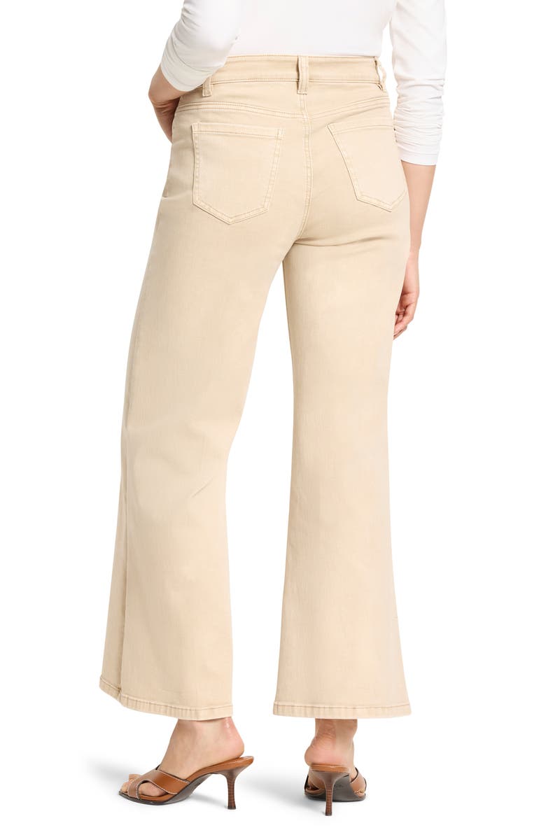 NIC+ZOE Joyride Ankle Boot Flare Leg Jeans, Alternate, color, Latte