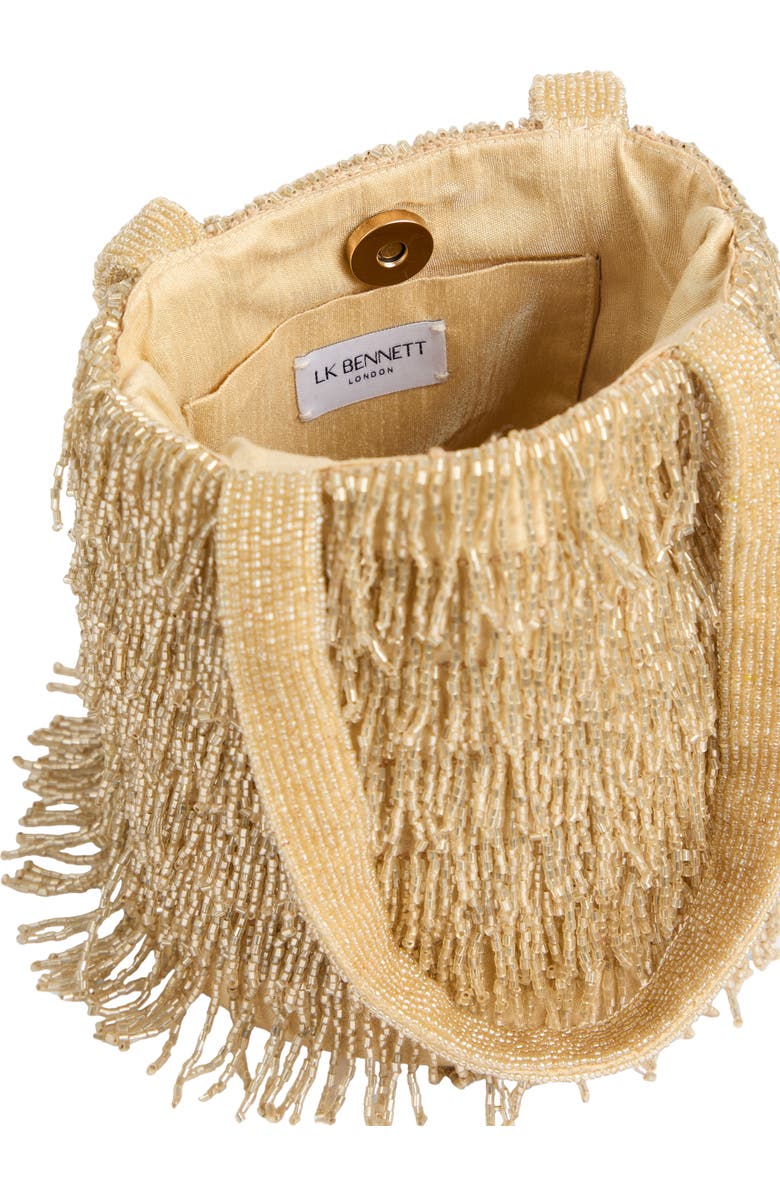 LK Bennett Etsy Clutch Bag, Alternate, color, Champagne