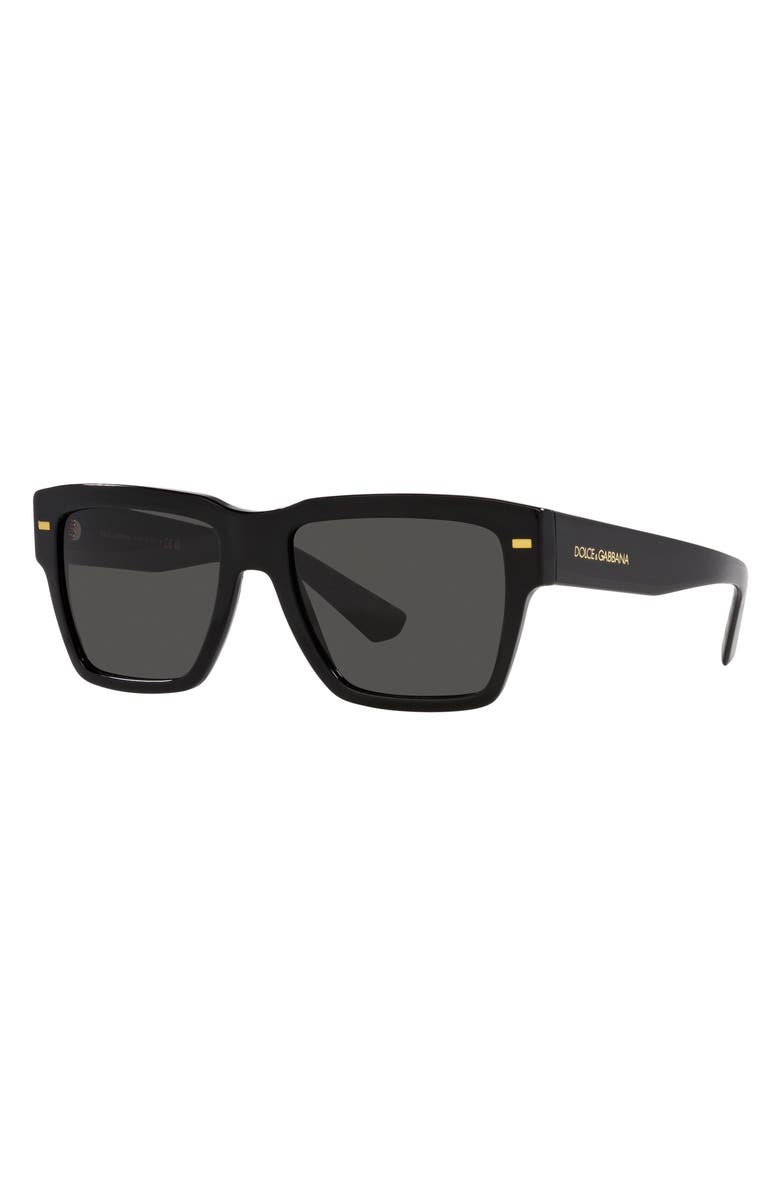 Dolce&Gabbana 55mm Square Sunglasses, Alternate, color, 