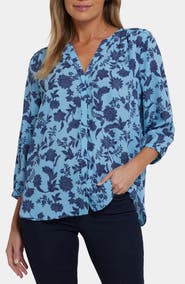 NYDJ Pintuck Top