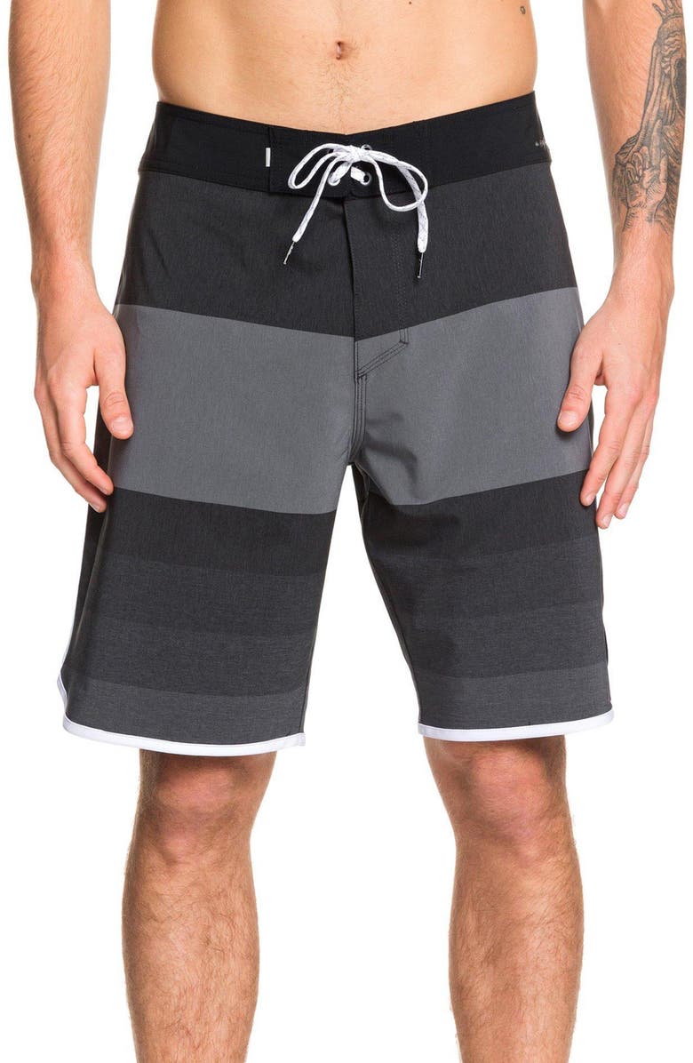 Quiksilver Highline Tijuana Stripe Board Shorts, Main, color,