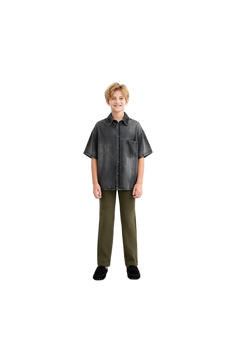 MOUSTACHE Denim Shirt, Alternate, color, Grey
