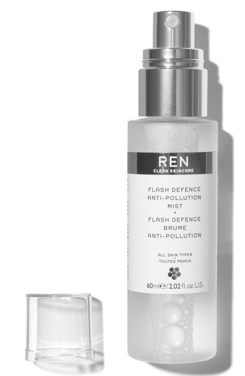 REN Clean Skincare Flash Defence Anti-Pollution Mist, Alternate, color, 