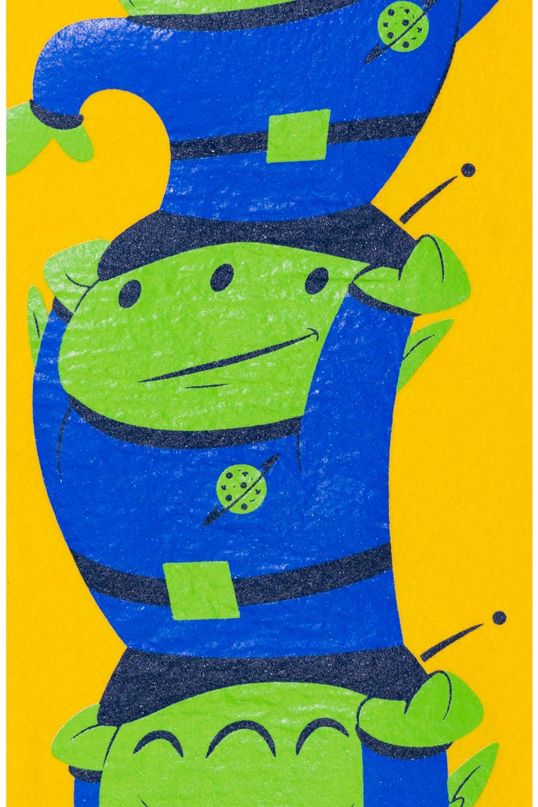 x Disney 'Toy Story' Camp Alien Flag (Nordstrom Exclusive), Alternate, color, YELLOW