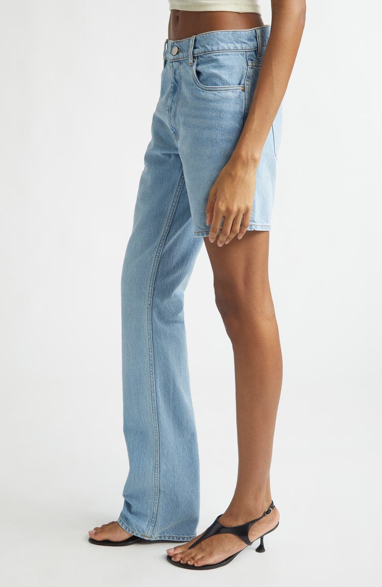 Coperni One Leg Boyfriend Jeans, Alternate, color, Blue Light Blue