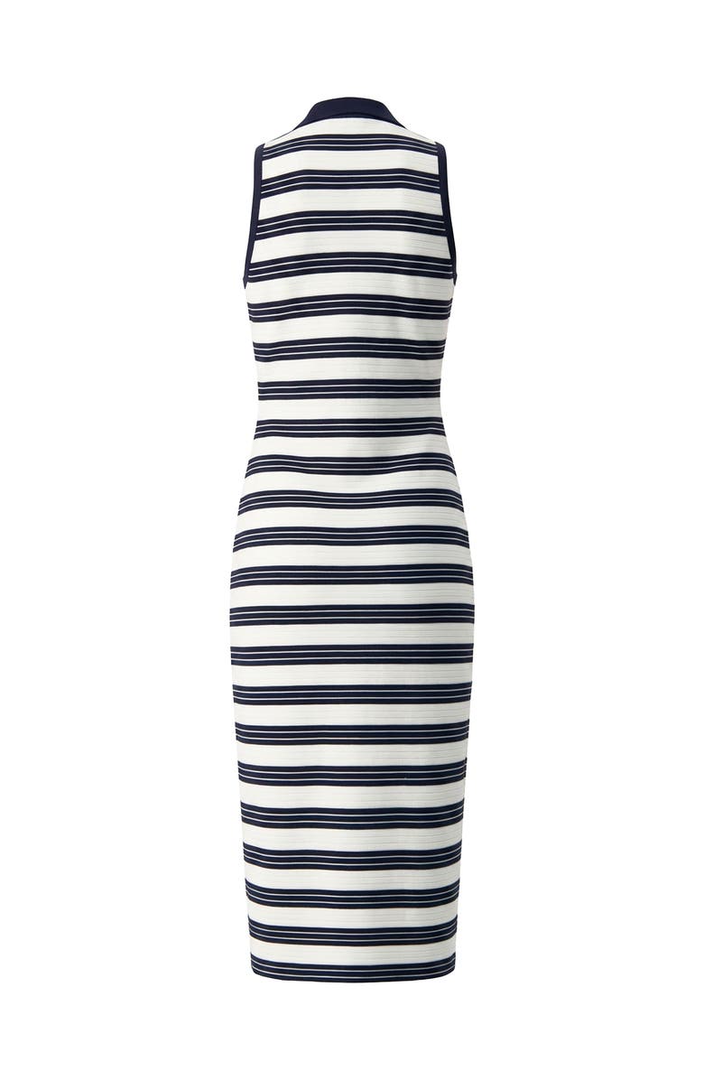 IVONNE Sleeveless Striped long Dress, Alternate, color, Navy Blue