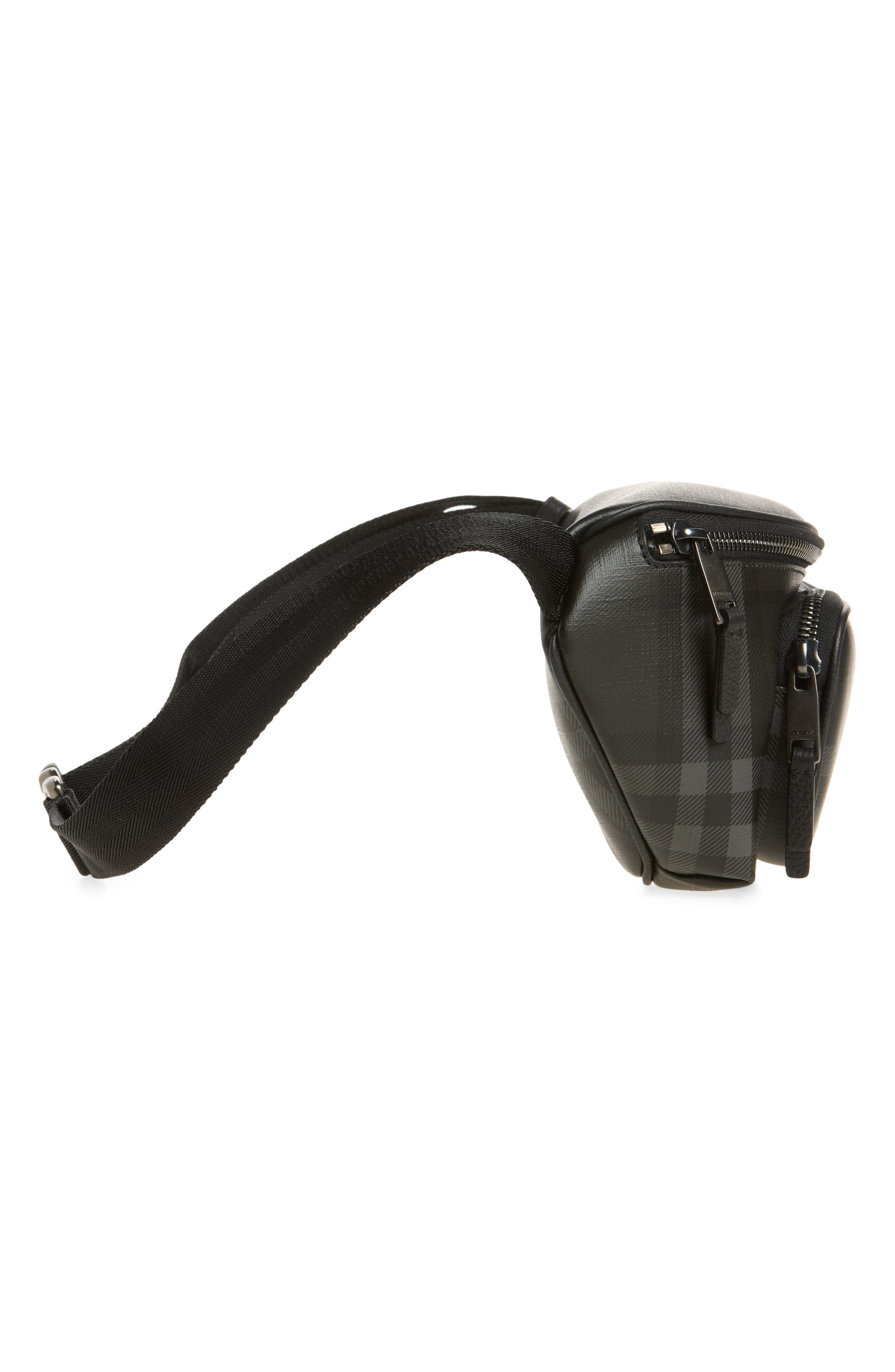 Iron Check Belt Bag, Alternate, color, IRON