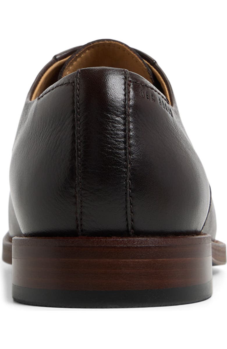 Ted Baker London Regent Plain Toe Derby, Alternate, color, Medium Brown