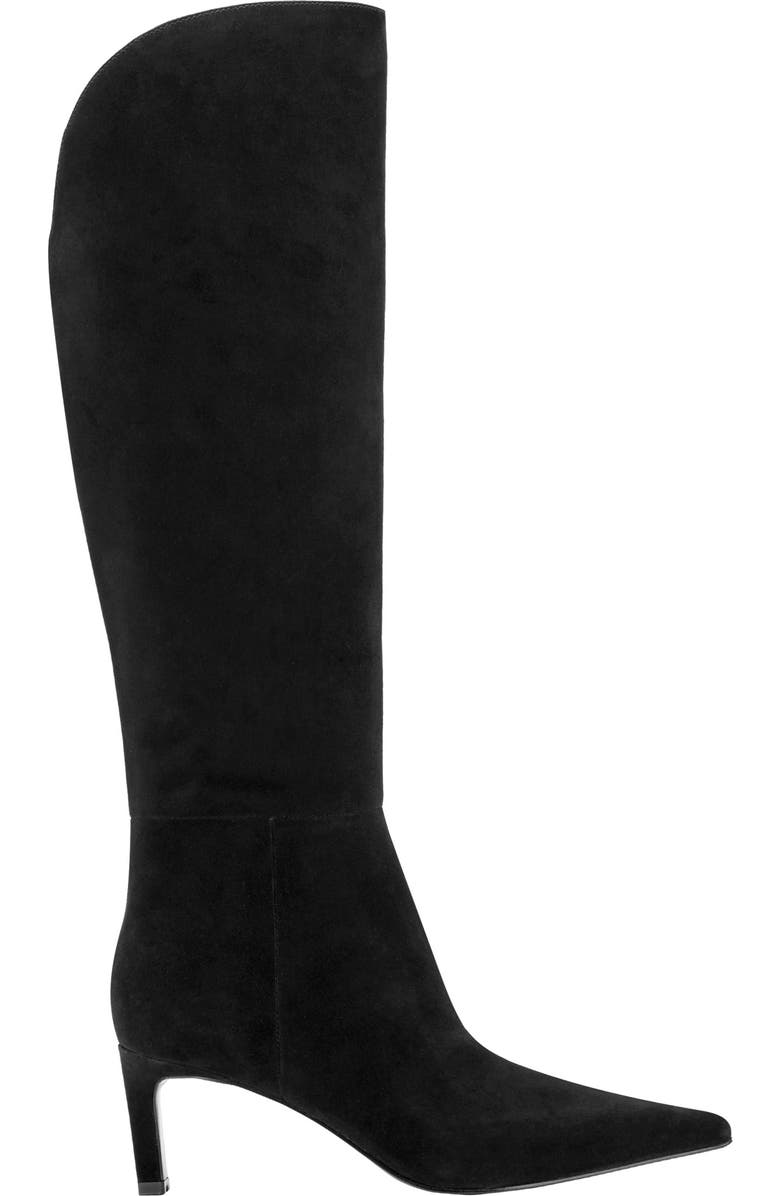 Marc Fisher LTD Esmee Pointed Toe Knee High Boot, Alternate, color, Black