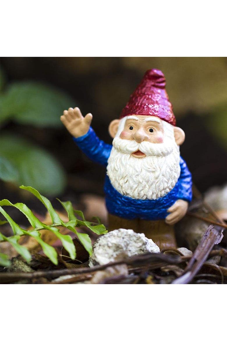 Blue Gnome Figurine, Alternate, color, BLUE GNOME