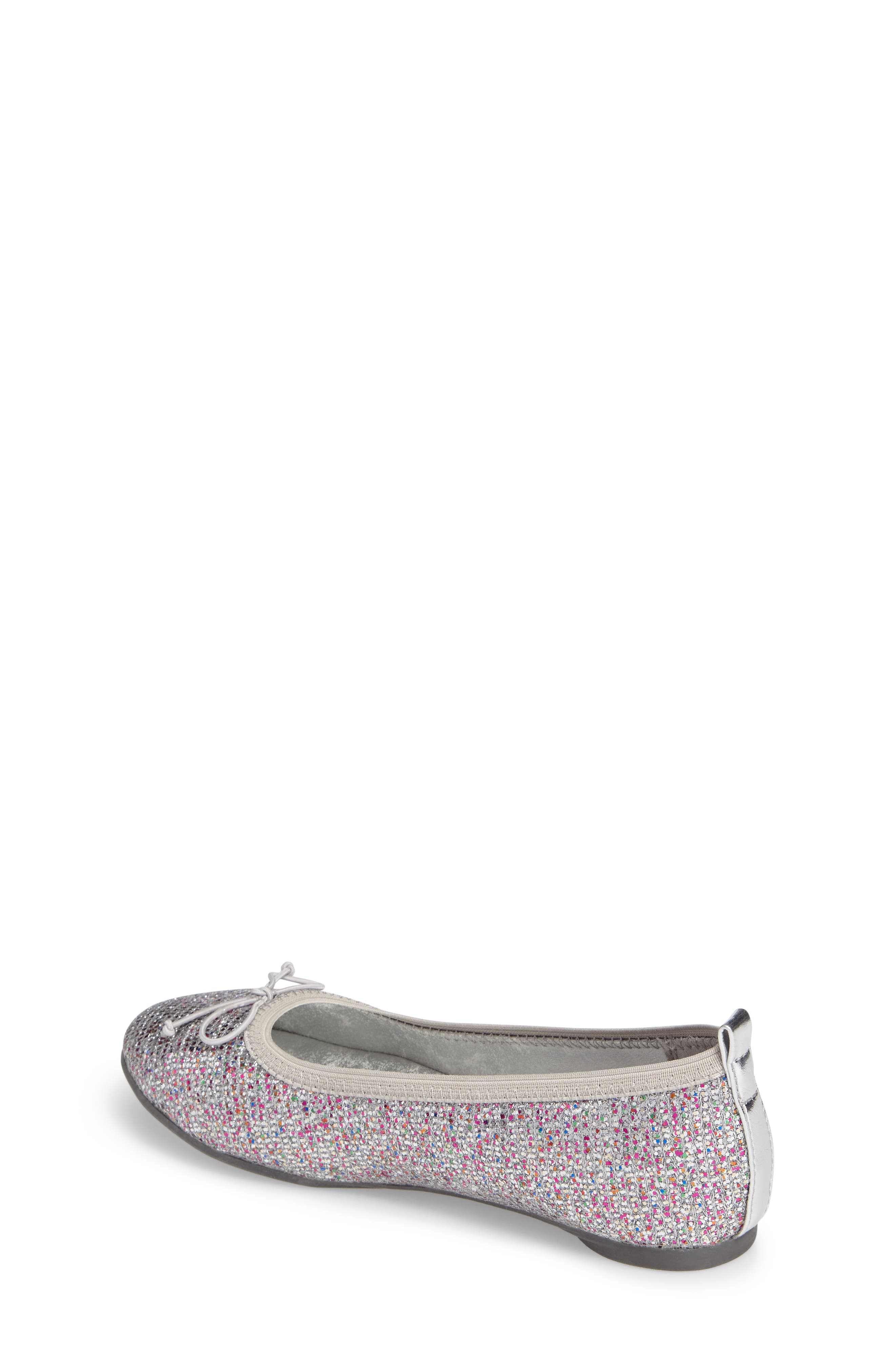 Copy Tap Ballet Flat, Alternate, color, SILVER MULTI