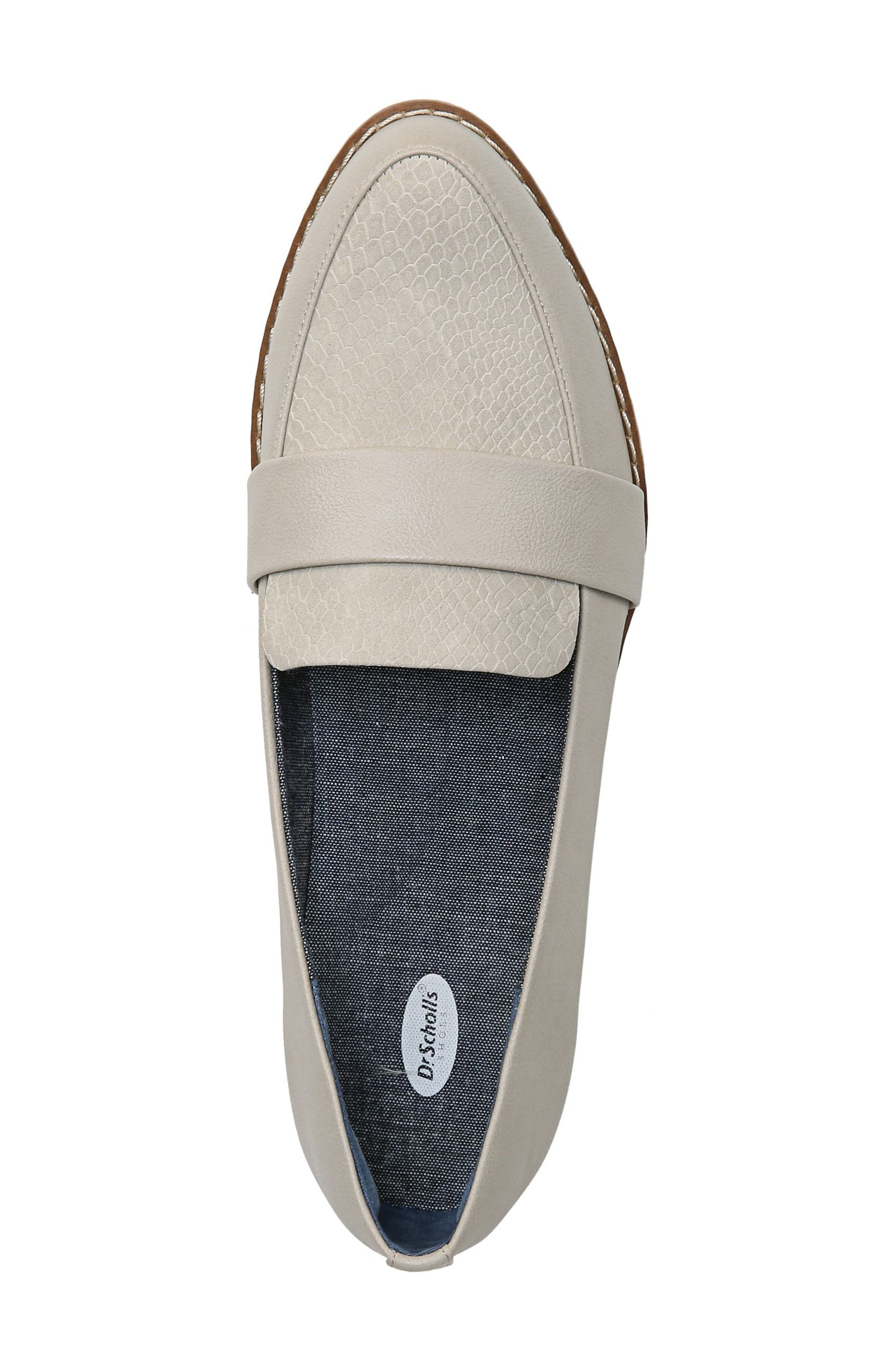 Imagine Wedge Loafer, Alternate, color, GREIGE FAUX LEATHER