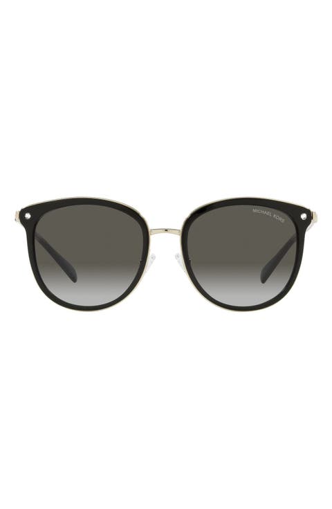 Adrianna Bright 54mm Gradient Round Sunglasses