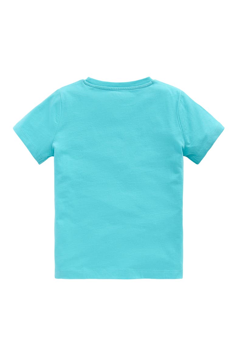 Kids' Elephant Superstitch Cotton T-Shirt, Alternate, color, AQUA ELEPHANT