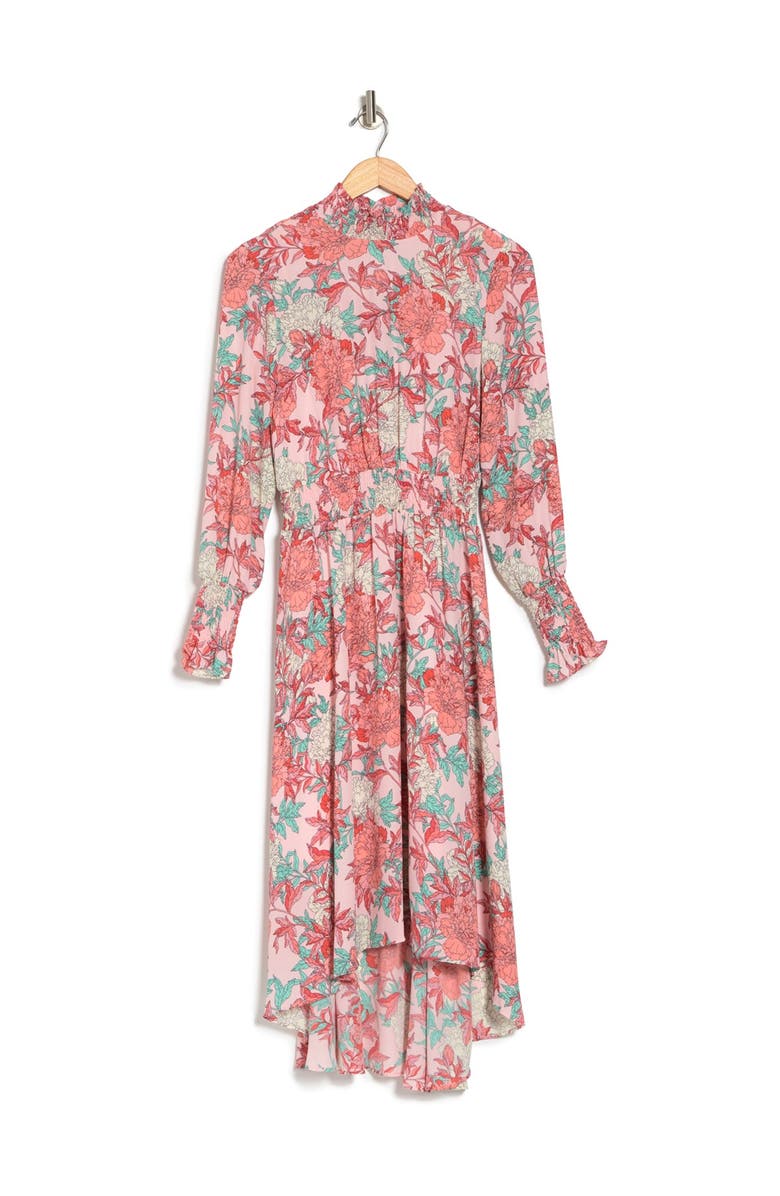 NANETTE NANETTE FOOTWR Long Sleeve High/Low Midi Dress, Alternate, color, 