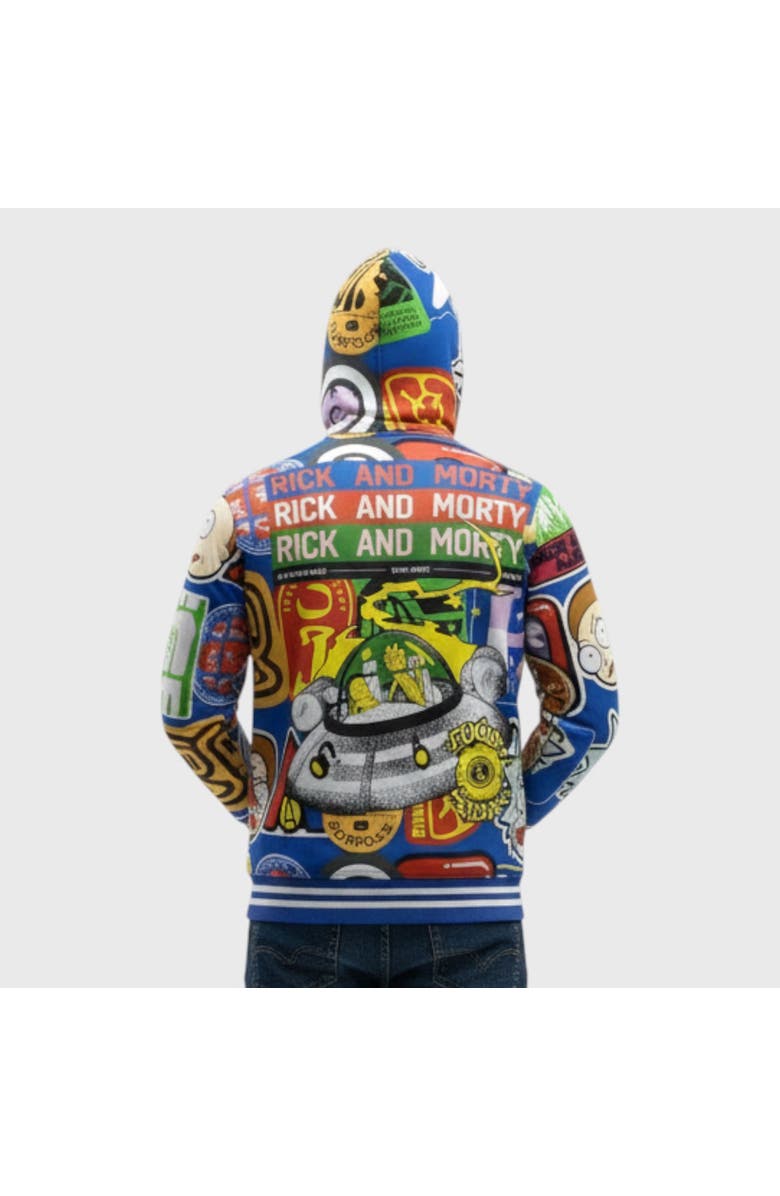 Members Only Rick and Morty All Over Print Hoodie, Alternate, color, 
