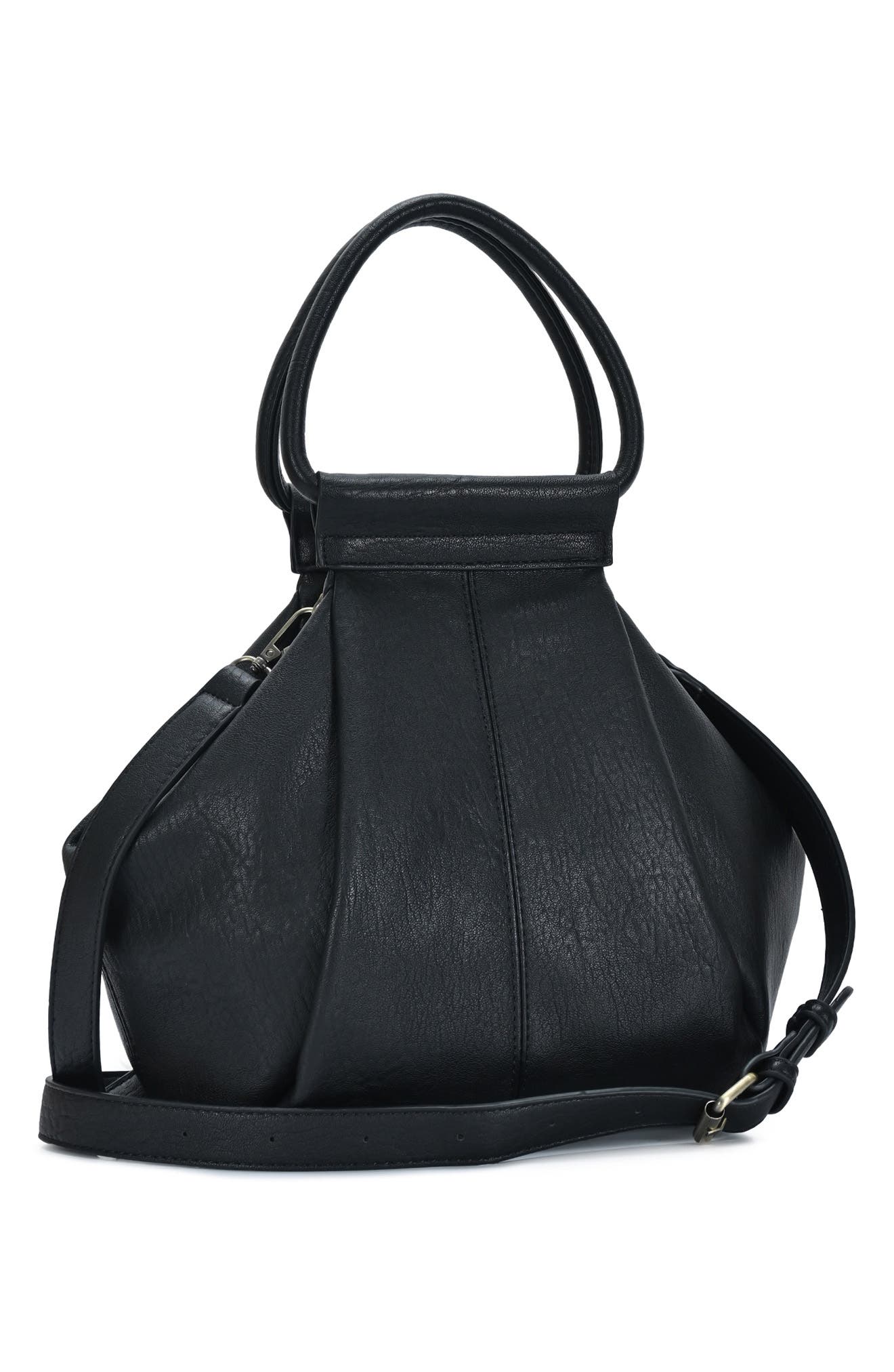 Antik Kraft Slouchy Top Handle Bag, Alternate, color, Black