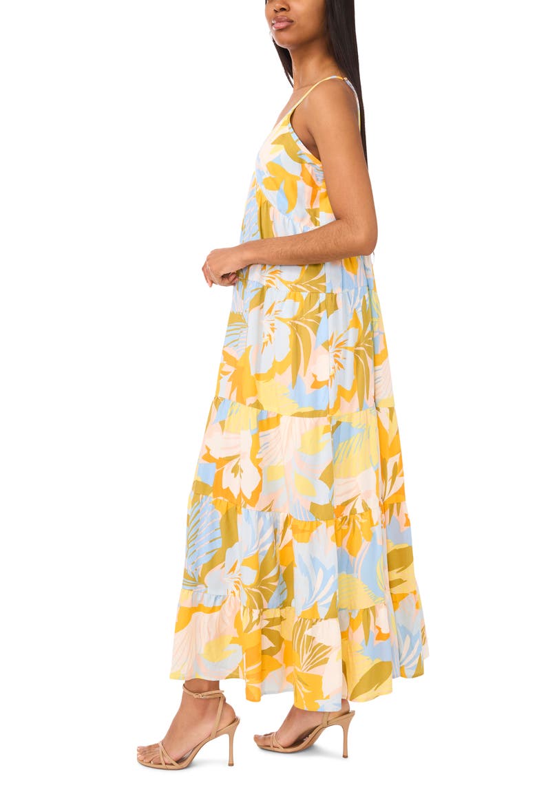Tiered Maxi Dress, Alternate, color, AIRY BLUE