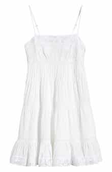 Kids' Zuri Floral Lace Embroidered Tiered Dress