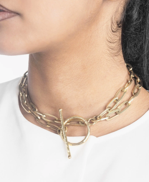 Adele Dejak Binachi Neckpiece In Gold