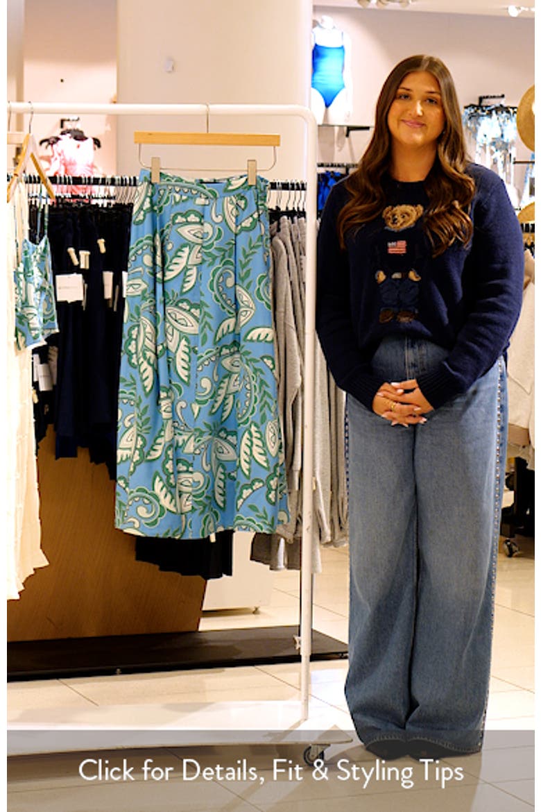 Florence Abstract Paisley Skirt video